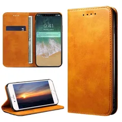 Galaxy A30 ケース 手帳型 SCV43 カバー Feel2 スマホケース SC-02L S10 スマホカバー SCV41 ギャラクシー SC-03L ベルトなし 茶 ブラウン キャメルブラウン レザー 革 送料無料