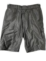 Z1343【美品】DIESEL ディーゼル ハーフパンツ ショートパンツ ナイロン生地 ダークブラウン サイズ28