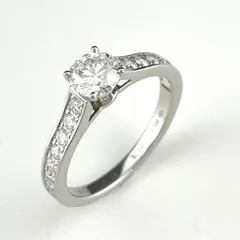 ☆Cartier☆ 1895 ソリテール ダイヤリング 婚約指輪 D0.23ct | ofa.sg