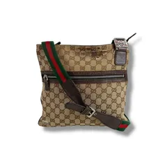 GUCCI グッチ ショルダーバッグ シェリーライン キャンバス チャーム GUCCI グッチ シェリーライン チャーム GGプラス 巾着