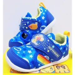 ★夏サンダル靴★可愛いアンパンマンのサマーシューズB32ブルー12.0センチ