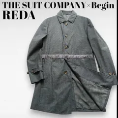 春秋冬【大人の逸品】防風防水透湿　美品　THE SUIT COMPANY × Begin × REDA ステンカラーコート M スーツカンパニーのサムネイル