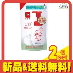 スキンライフ 薬用泡のふんわり洗顔詰替用 140mL 2個セット まとめ売り