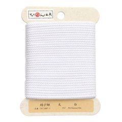 日本紐釦貿易(Nippon Chuko) 結び紐 白 φ約2.5mm×10m 1巻 DC1887-1 手芸用品 ひも・コード 結び紐