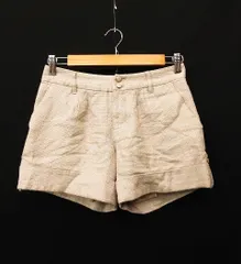 ミッシュマッシュ MISCH MASCH ショート パンツ キュロット ギャザー 麻混 ベージュ 36 秋冬のサムネイル