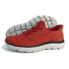 【新品】SKECHERS スケッチャーズ スリップインズ ハンズフリー スニーカー スリッポン サミッツ パーフォ 232939 RDBK レッド/ブラック  SUMMITS PERFO