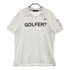 サイズ：M ROUGH&SWELL ラフアンドスウェル  襟付き 半袖Tシャツ  ホワイト系 [240101489833] ゴルフウェア メンズ ストスト