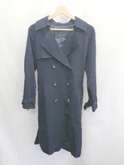 ◇ ◎ YECCA VECCA イェッカヴェッカ ダブルボタン 長袖 トレンチコート サイズF ネイビー レディース E  【1404240028289】