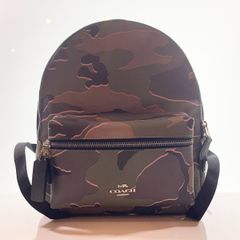 極美品✨️COACH コーチ 迷彩 カモフラ リュック F31452 PVC - メルカリ