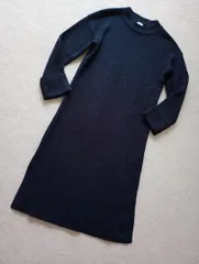 組曲 サイズ13　ネイビー ニットワンピース