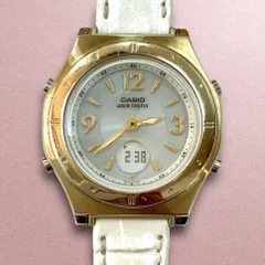 【美品⭐️CASIOカシオ】 LWAーM141 　 CASIO wave ceptor    ウェーブセプター　 電波ソーラー　 コンビネーションモデル    動作確認・時刻合わせ済み　 LEDライト点灯確認済み （AYA）