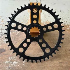 【最速発送】White Industries ホワイトインダストリーズ TSR Chainring Black 44T 【チェーンリング】【高精度】【Made in USA】