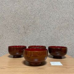 杉江 智 ガラス小鉢 4客セット 赤系 クリスタルガラス 作家物 - メルカリ