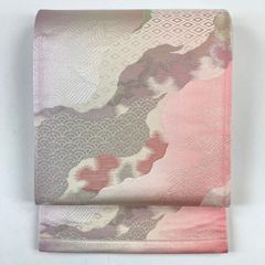 V3464 ○高級 正絹 六通 袋帯 七宝 - メルカリ