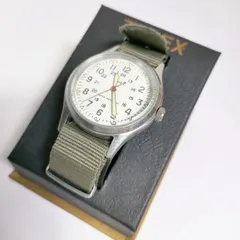 TIMEX J.CREW Military Men's Watch Black Dial Analog Nylon