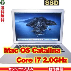 Apple MacBook Air A1466【M.2 SSD搭載】　Core i7 2.0GHz　Mac OS Catalina 10.15.7 長期保証 [89092]