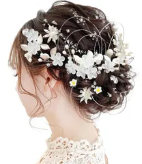 【最安値】七五三 和服 パール 卒業式 銀箔 入学式 金箔 水引 結婚式 結婚式 発表会 成人式 成人式 着物 人気 振袖 ヘッドドレス かんざし 袴 ヘアアクセサリー 結納 髪飾り 浴衣 27点セット [JZOON]