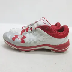 UNDER ARMOUR - アンダーアーマー 野球 スパイク レッド 赤 28