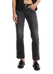 [リーバイス] ジーンズ MIDDY ANKLE ブーツカット ストレッチ レディース ブラック [ブラック] [Free Size]