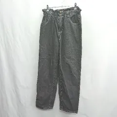 ◇ Θ classicalelf クラシカルエルフ ウエストゴム デニムパンツ ジーンズ サイズL ブラック レディース E  【1412260010993】