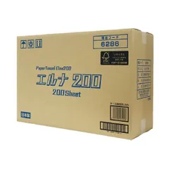 2147345320191 太洋紙業 ペーパータオル エルナ 200枚入×35個 6286【沖縄離島販売不可】