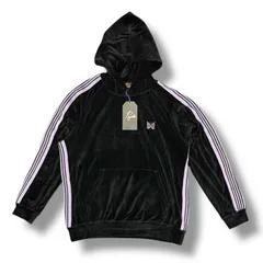 needles 23ss ベロア　トラックフーディ　ブラック　レッド　パーカー Zipped Hoody - Bright Jersey | NEEDLES(ニードルズ) / トップス