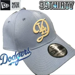海外限定 ニューエラNewEra ロサンゼルス ドジャーズ　スカイブルー 39THIRTY サイズ　M-Ｌ  ドジャース2024年限定 シティコネクト モデル　水色