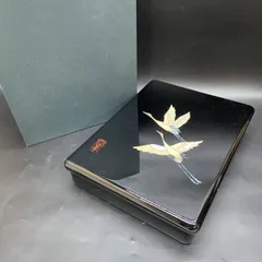 会津塗り　螺鈿漆器小物入れ　お琴爪入れ　アンティーク　骨董品　金蒔絵 会津塗り 螺鈿漆器小物入れ お琴爪入れ アンティーク 骨董品 金