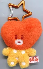 【中古】キーホルダー TATA(ブイ) BT21 5周年記念 レインボーカラーマスコット オレンジ 「BT21 5th Anniversary」