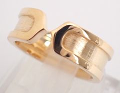 新品仕上げ済 Cartier(カルティエ) C2リング K18YG Au750 7.3g #50 10号 イエローゴールド 磨き済み レディース 指輪