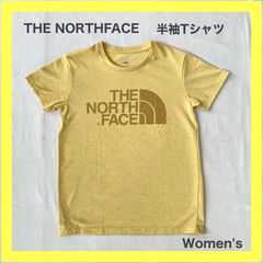 THE NORTH FACE　ノースフェイス　ノース　ロゴT　半袖シャツ　半袖Tシャツ　Tシャツ　夏物　ロゴプリント　アウトドア　レディース　ウーマン　M