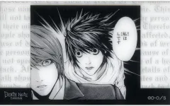 【中古】キャラカード L＆夜神月(私はLです) 「デスノート展 DEATH NOTE EXHIBITION トレーディングクリアカードコレクション / 月vsL＆ニア」