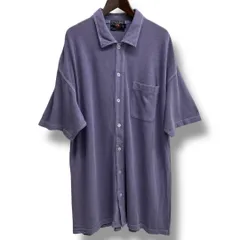 CHAPS RALPH LAUREN チャップスラルフローレン 80s 90s 鹿子半袖シャツ シャツ トップス ポケット付 パープル 紫 サイズL メンズ 夏 ゴーゴー古着マルイ北千住店 36 No.171Y