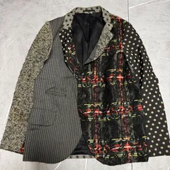 【希少】COMME des GARCONS HOMME PLUS コムデギャルソンオムプリュス　12AW　男でも女でもない　AD2012　クレイジージャケット　異素材ドッキング　アーカイブ