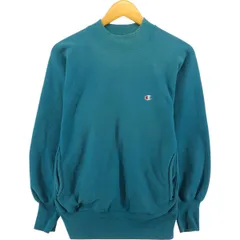 古着 90年代 チャンピオン Champion REVERSE WEAVE リバースウィーブ 刺繍タグ ハイネック ワンポイントロゴスウェットシャツ/eaa523608
