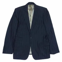 Just Cavalli ジャストカヴァリ ストライプ 1B テーラードジャケット ブラック系 50【中古】のサムネイル