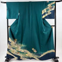 特選 豪華 螺鈿細工 訪問着 金彩 銀彩 唐花文様 正絹 k-4095_1.jpg