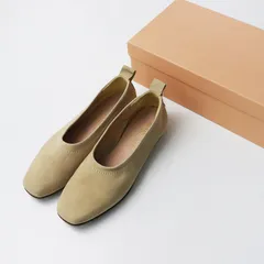 2021SS プラージュ Plage CORSO ROMA9 コルソローマ SUEDE FLAT シューズ 37/ベージュ 23.5cm スエード【2400013796453】のサムネイル