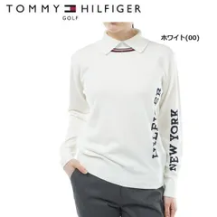 トミーヒルフィガー ゴルフ レディース ロゴ タートルネックセーター TOMMY HILFIGER GOLF THLA366 ホワイト(00)