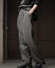 Cale 22SS シルク リネン ワイド スラックス パンツ NEAT - メルカリ