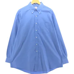 古着 ブルックスブラザーズ Brooks Brothers 346 長袖 ボタンダウンシャツ メンズXL相当/eaa543580