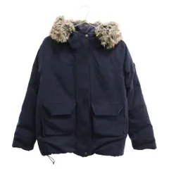AIGLE (エーグル) ファー付き フーデッドダウンジャケット ZBF065J ネイビーのサムネイル