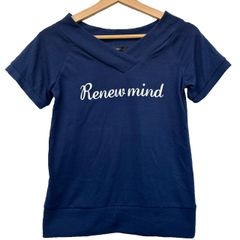L’espoir ネイビー Tシャツ 半袖 トップス