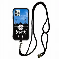 [iPhoneXR(テンアール)] スマホショルダー付 iPhone16 Pro i-coronケース アイフォン 14 13 12 XS XR XS Max スマホケース ショルダー タイプ 側面保護 耐衝撃 野球 グラウンド シルエット ライト 右翼手