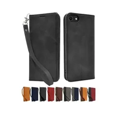 【 新品 未開封 】   shizukawill iPhone SE 第3世代/第2世代/8/7専用 手帳型 本革調ケース APIPSE2BLACK 未使用 送料無料