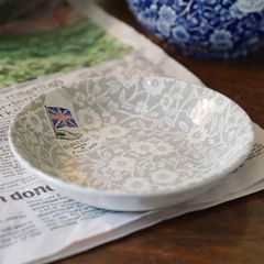 Calico ダブグレイ キャリコ バーレイ社 フルーツプレート 皿 イギリス製 プレート 陶器 英国製 生活雑貨