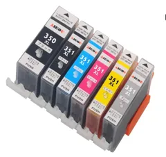 キャノンインクカートリッジ351 canonインク351 bci-351xl bci-350xl 互換インク 6色マルチパックのサムネイル