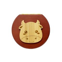【送料無料】　BABY TOOTH BOX【かわいい干支イラスト】 【うし 丑】【へその緒ケース】【乳歯ケース】【保管ケース】 成長　思い出　宝物・記念・出産祝い ・ ギフト・プレゼント　オシャレ・コンパクト 男の子・女の子