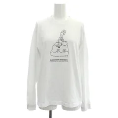 ビームス BEAMS ハプスブルグ展 マリー アントワネット  ロングスリーブTシャツ カットソー 長袖 プルオーバー コットン M 白 ホワイト マルチカラー /YQ ■OSのサムネイル