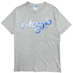 90’s 00’s X-LARGE エクストララージ USA製 ロゴ プリント Tシャツ カットソー 半袖 ヴィンテージ サイズM グレー メンズ 古着 中古 USED